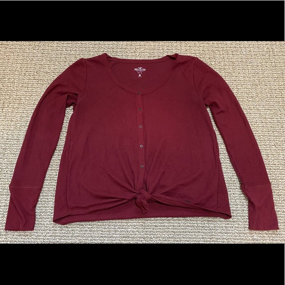 Hollister maroon shirt - Picture 1 of 1